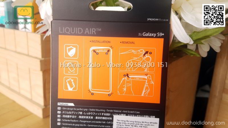 Ốp lưng Samsung S9 Plus Spigen Liquid Air Armor