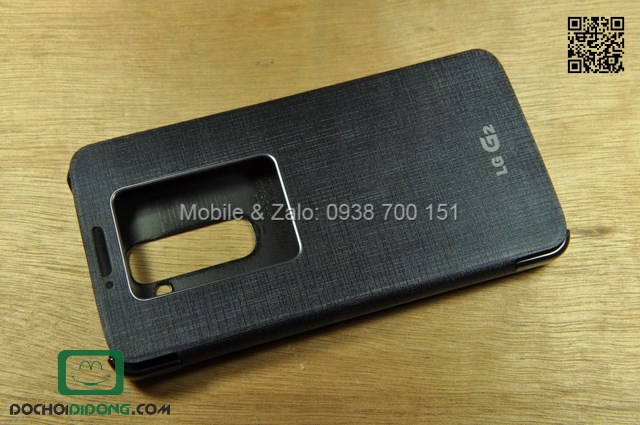 Bao da LG Optimus G2 D802 QuickWindow chính hãng