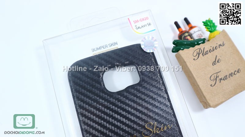 Ốp lưng Samsung Galaxy S6 Mercury Bumper Skin chống sốc