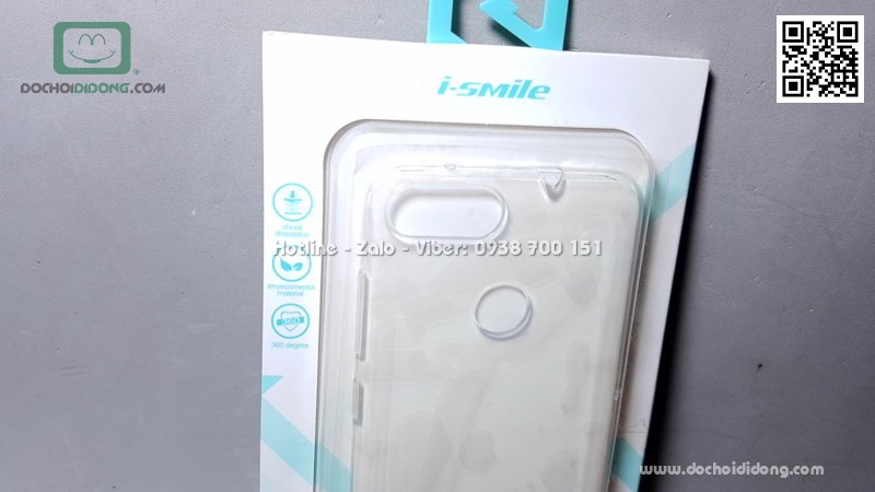 Ốp lưng Asus Zenfone Max Plus M1 - ZB570TL iSmile dẻo trong siêu mỏng