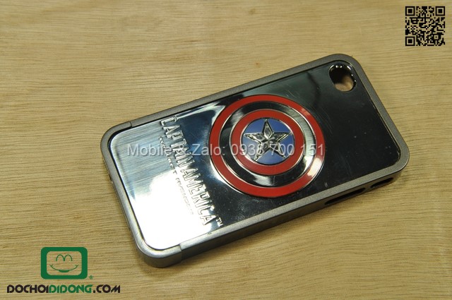 Ốp lưng iPhone 4 4S Captain America