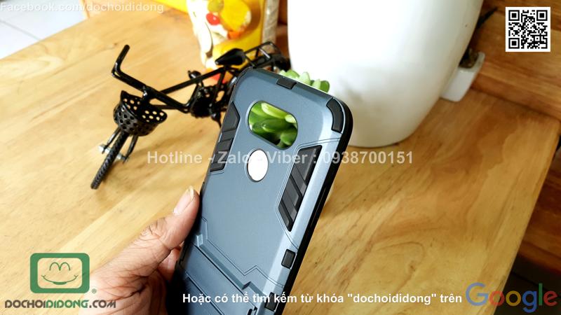 Ốp lưng LG G5 Iron Man chống sốc có chống lưng