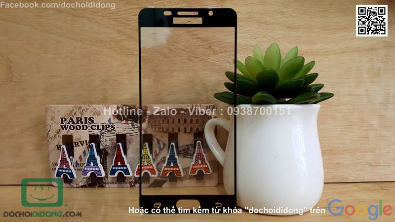 Miếng dán cường lực Samsung Galaxy A5 2016 KYK full màn hình