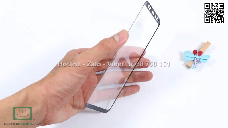 Miếng dán cường lực Samsung Galaxy S8 Nillkin 3D CP Max full màn hình 9H