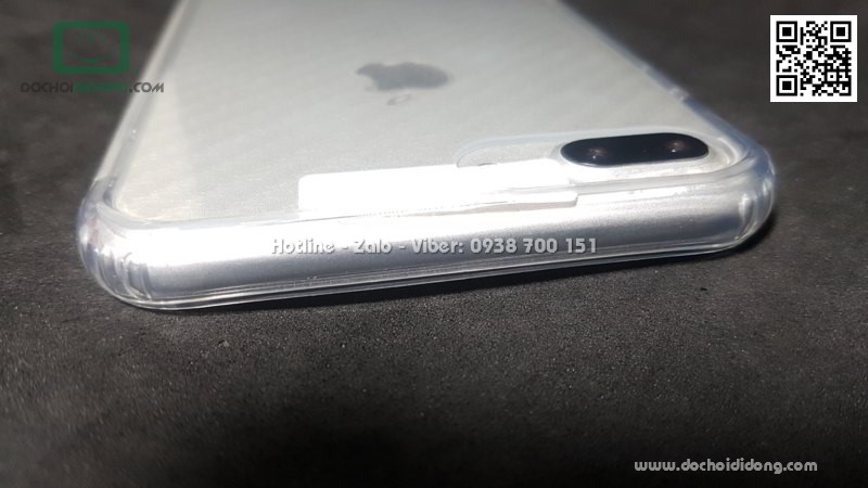 Ốp lưng iPhone 7 8 Plus Likgus lưng kính viền trong chống sốc