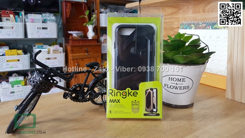 Ốp lưng iPhone 8 Plus Ringke Max chống sốc cao cấp