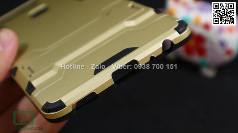 Ốp lưng Huawei P9 Iron Man chống sốc có chống lưng