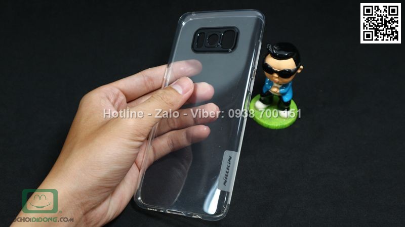 Ốp lưng Samsung Galaxy S8 Plus Nillkin dẻo trong siêu mỏng