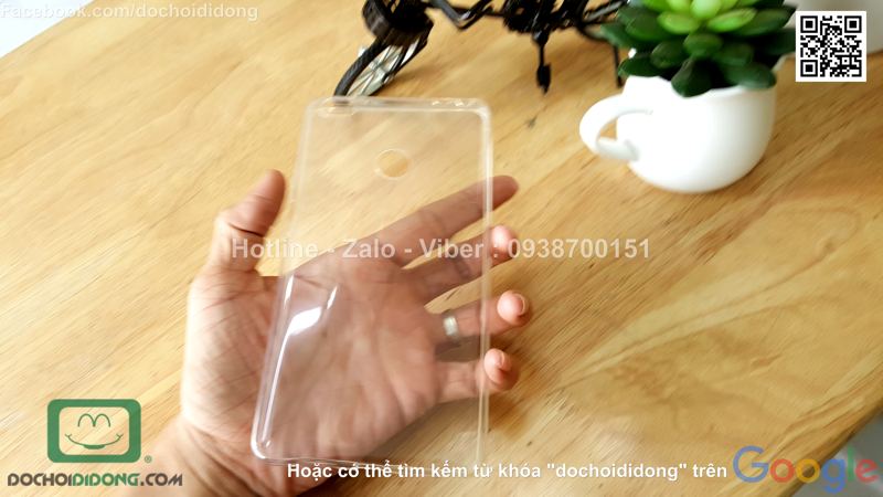 Ốp lưng Xiaomi Mi Max dẻo trong siêu mỏng