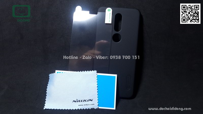 Ốp lưng Nokia X6 Nillkin vân sần