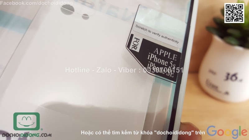 Ốp lưng iPhone 5 5s SE Nillkin dẻo trong siêu mỏng