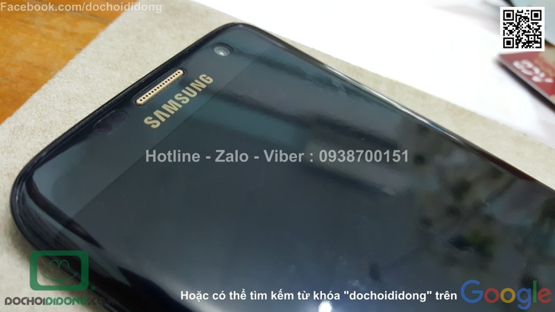 Miếng dán màn hình Samsung S7 Edge Skinomi full screen loại trong