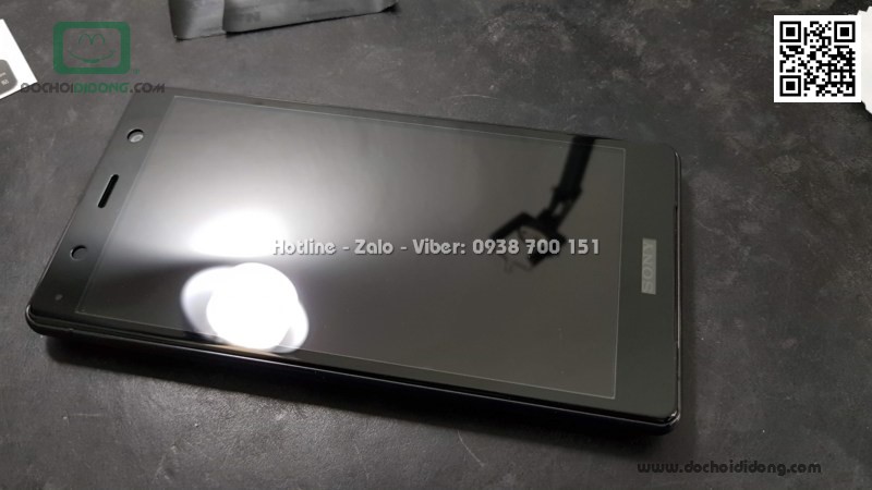 Miếng dán cường lực full màn hình Sony XZ2 Premium Zacase full keo