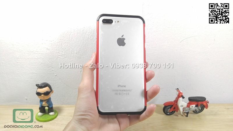 Ốp viền iPhone 8 Plus Luphie v series cao cấp