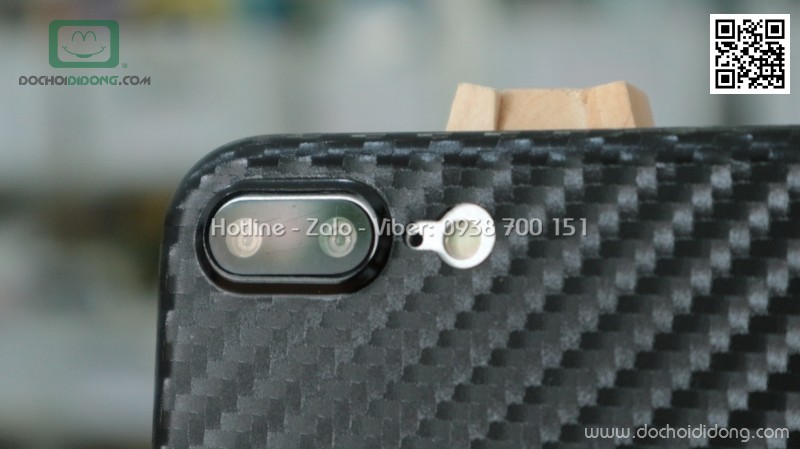 Ốp lưng iPhone 8 Plus iCan carbon siêu mỏng