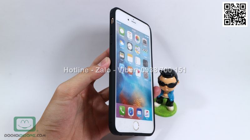 Ốp lưng iPhone 6 6s Plus Likgus chống sốc vân kim loại