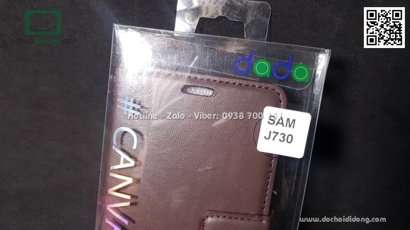 Bao da Samsung J7 Pro Dada dạng ví có nam châm