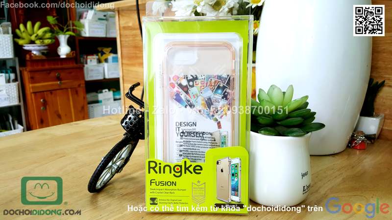 Ốp lưng iPhone 7 Ringke dẻo trong cao cấp