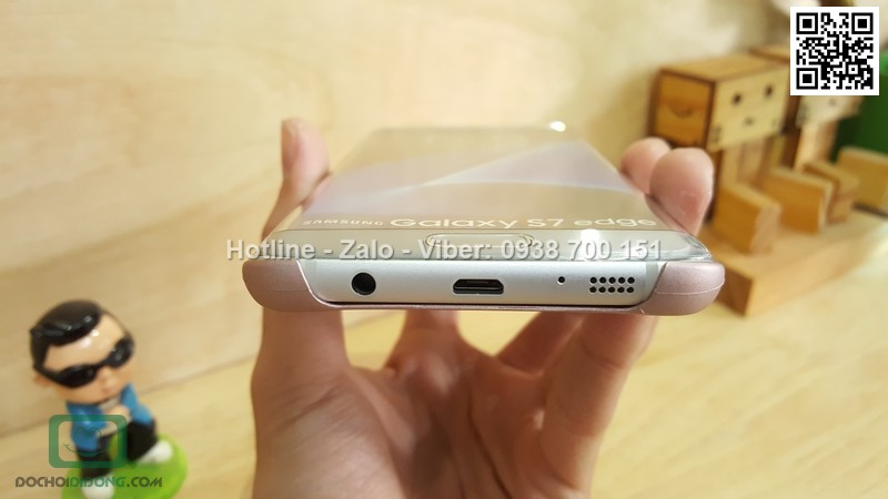 Ốp lưng Samsung Galaxy S7 Edge Loopee lưng lưới chống nóng