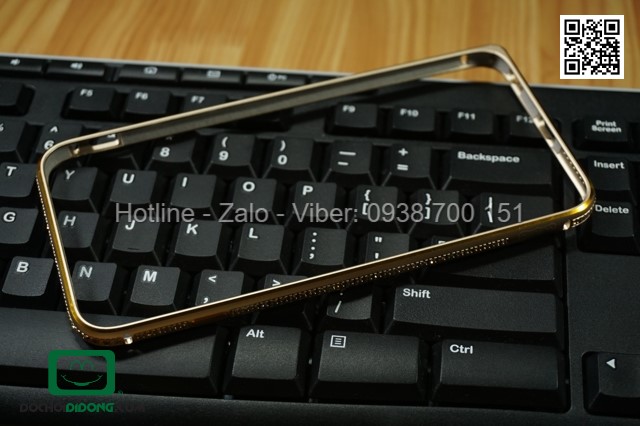 Ốp viền iPhone 6 Plus đính đá cao cấp