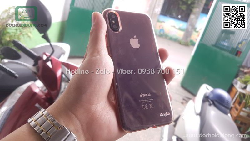 Ốp lưng iPhone X Ringke Air