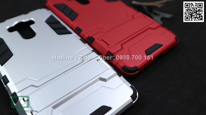 Ốp lưng Xiaomi Redmi 4 Iron Man chống sốc có chống lưng