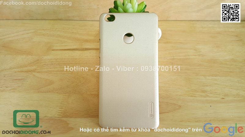 Ốp lưng Xiaomi Mi Max Nillkin Vân sần