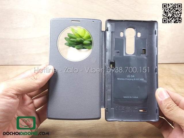 Flip cover LG G4 tích hợp chip sạc không dây