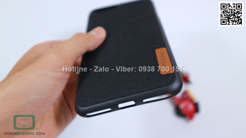Ốp lưng iPhone 7 Plus dẻo vân vải bố