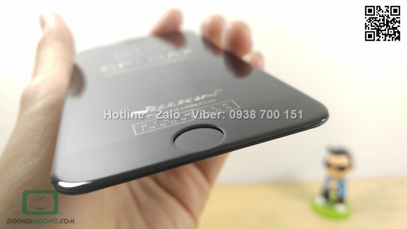 Miếng dán cường lực iPhone 6 6s Nillkin 3D CP Max full màn hình 9H