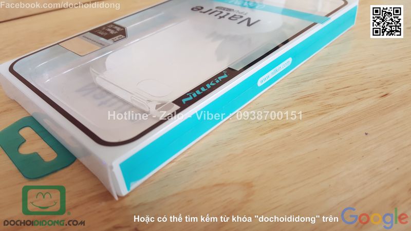 Ốp lưng iPhone 5 5s SE Nillkin dẻo trong siêu mỏng
