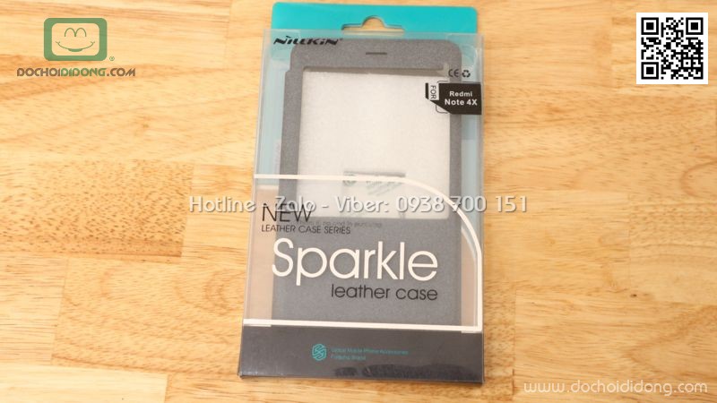 Bao da Xiaomi Redmi Note 4X Nillkin Sparkle