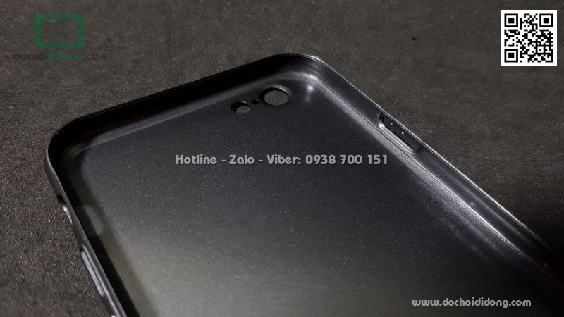 Ốp lưng iPhone 6 6S lưng nhựa giả kính