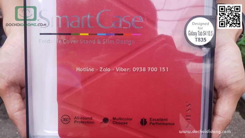 Bao da Samsung Galaxy Tab S4 10.5 inch S-Pen Onjess lưng dẻo êm ái