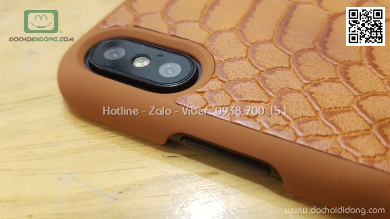 Ốp lưng iPhone X Polo da