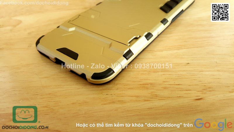 Ốp lưng Oppo F1s Iron Man chống sốc có chống lưng