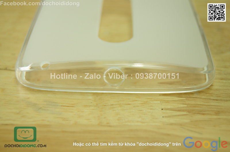 Ốp lưng Motorola Moto X Play dẻo viền trong