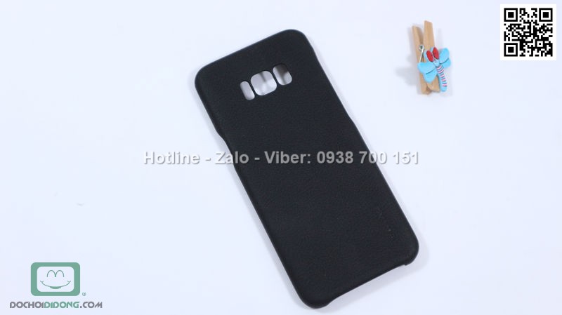 Ốp lưng Samsung Galaxy S8 G Case vân da cao cấp êm ái