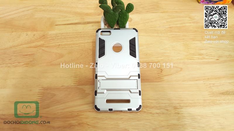 Ốp lưng Xiaomi Mi 4C Iron Man chống sốc có chống lưng