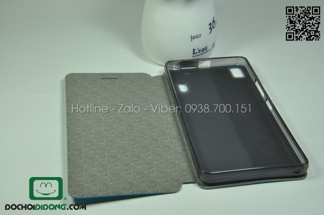 Bao da Lenovo A7000 ( K3 Note ) Mofi da trơn cao cấp