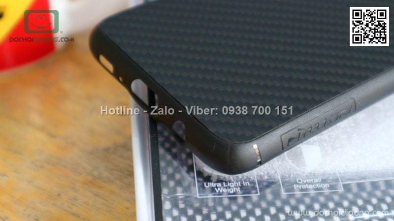 Ốp lưng Samsung Galaxy S8 Plus Nillkin carbon