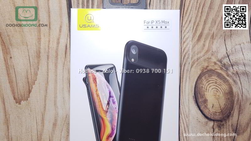 Ốp lưng pin dự phòng iPhone XS Max Usams 4000mah