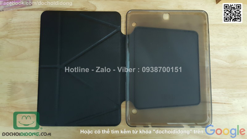 Bao da Samsung Galaxy Tab S2 9-7 Olness chân gấp chữ V