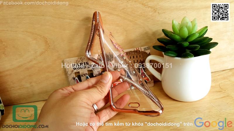 Ốp lưng iPhone 7 Plus đính đá hình con công