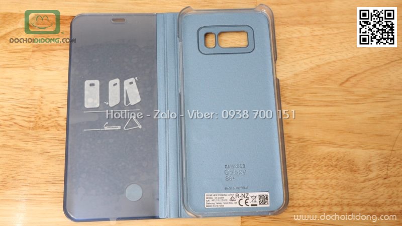 Bao da Clear View Samsung S8 Plus loại 1