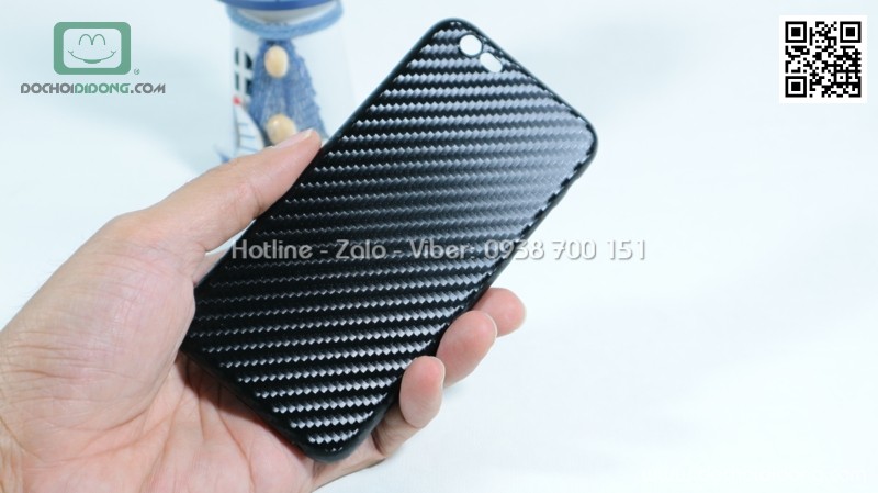 Ốp lưng iPhone 6 6S iCan carbon siêu mỏng