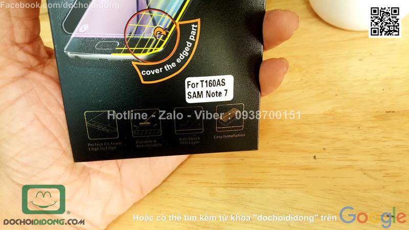 Miếng dán màn hình Samsung Galaxy Note 7 full màn hình