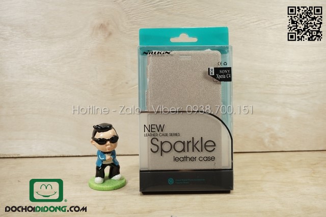 Bao da Sony Xperia C4 Nillkin Sparkle