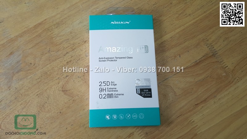 Miếng dán cường lực Samsung Galaxy J7 Prime Nillkin Amazing H Pro