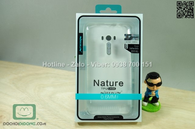 Ốp lưng Asus Zenfone Selfie ZD551K Nillkin dẻo trong siêu mỏng